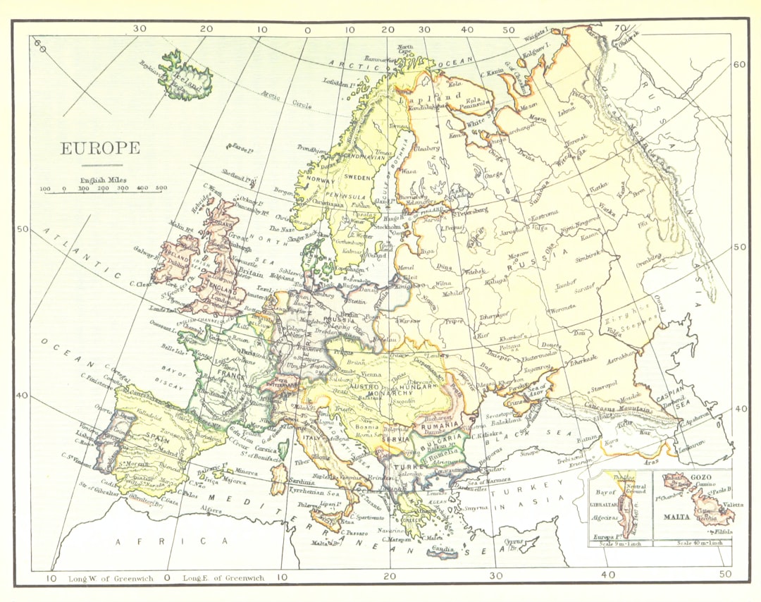 World map with educational symbols representing future learning paths
